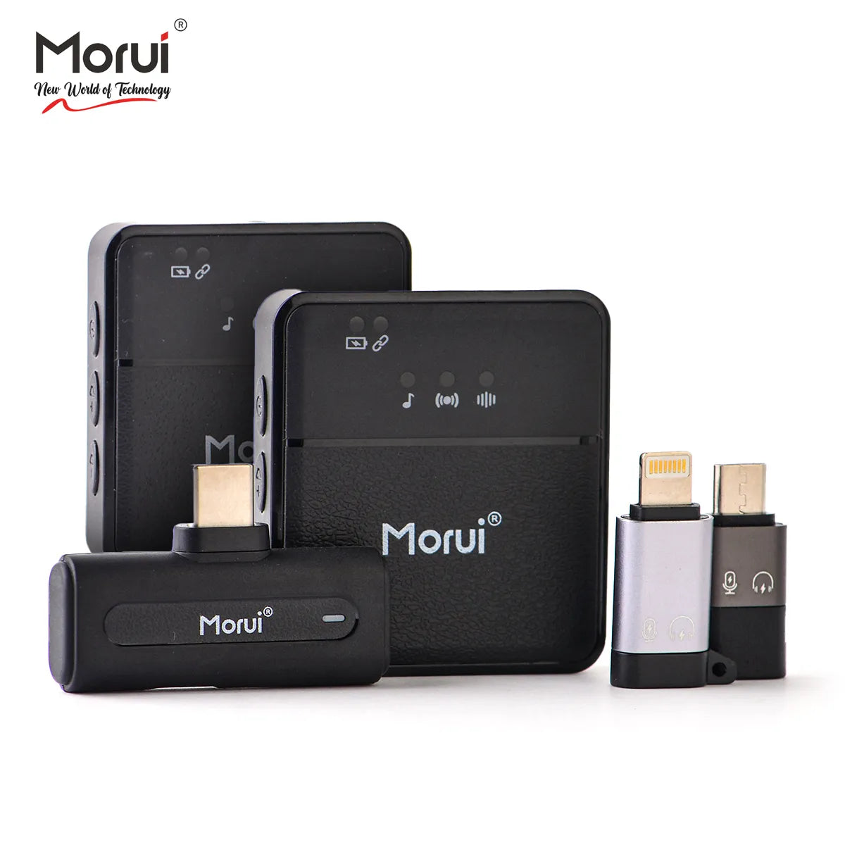 Morui Mic - 4-in-1 (GM-X8) Dual Microphone
