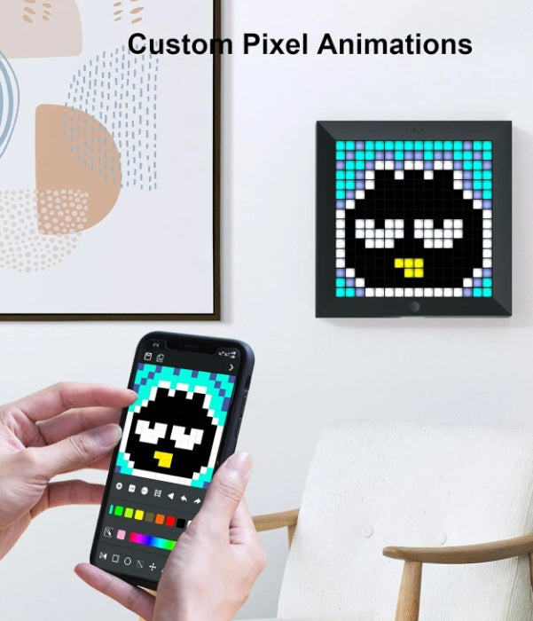 Divoom Pixoo - Pixel Art Digital Picture Frame with 16x16 LED Display APP Control -