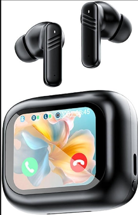 Wireless Earbuds Bluetooth Headphones Touch Screen Bluetooth Ear buds with Built-in Mic