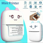 Mini Thermal Printer – Portable Bluetooth Printer for Mobile, Receipt & Sticker Printing