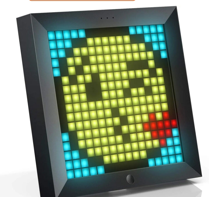 Divoom Pixoo - Pixel Art Digital Picture Frame with 16x16 LED Display APP Control -