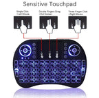 Mini Touch Pad RF 500 Wireless with 3 Colour Backlight Keyboard Mouse