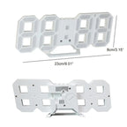 Digital LED Desktop Clock with Alarm and Temperature